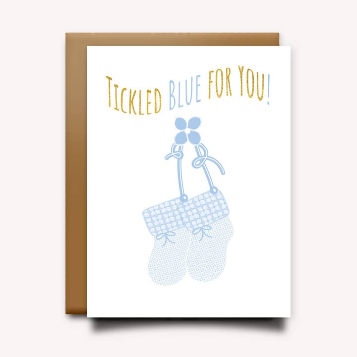 Bleu chatouillé pour vous - Bébé Garçon pour la vente par SpillinInk