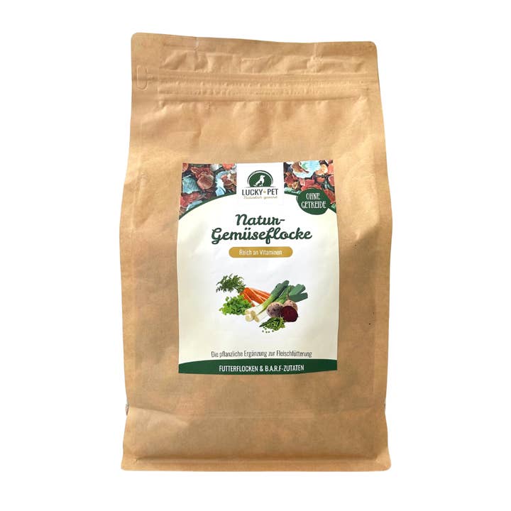 Lucky-Pet Handels- und Produktions GmbH - Wholesale Pet Food - Dog - Lucky-Pet Natural Vegetable Flake 1kg1