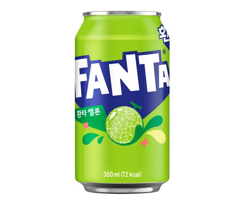 Global Bite Co - Wholesale Soda/Carbonated Drink - Fanta Melon 350ml (Korea)0