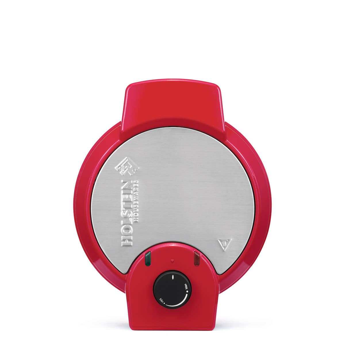7" BELGIAN WAFFLE MAKER RED STAINLESS STEEL for wholesale on Faire6