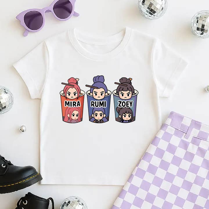 Criança Jovem Kpop Ramen Transferência de Cor Completa por atacado de RBA Transfers