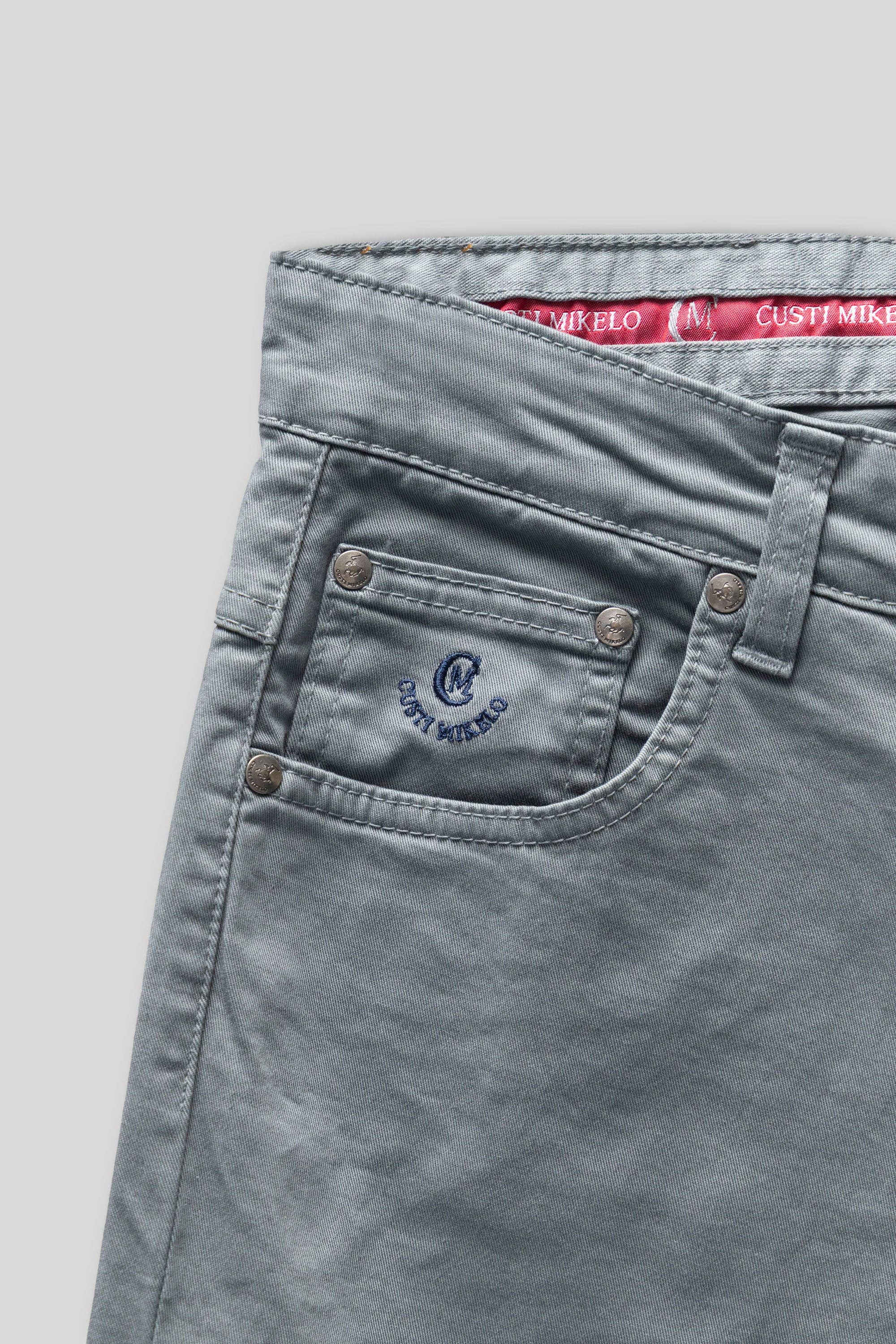 Custi Mikelo: Men's Clothing & Christmas Gifts - Wholesale Pants - Men's - 5-Pocket Grey Trousers3