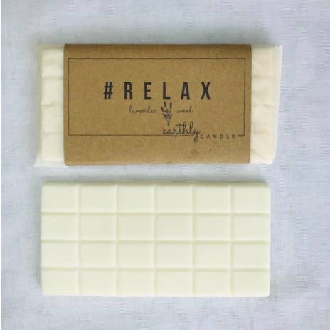 #Ontspan Wax Melt Bar – Lavendel en Hout voor wholesale door Earthly Candle