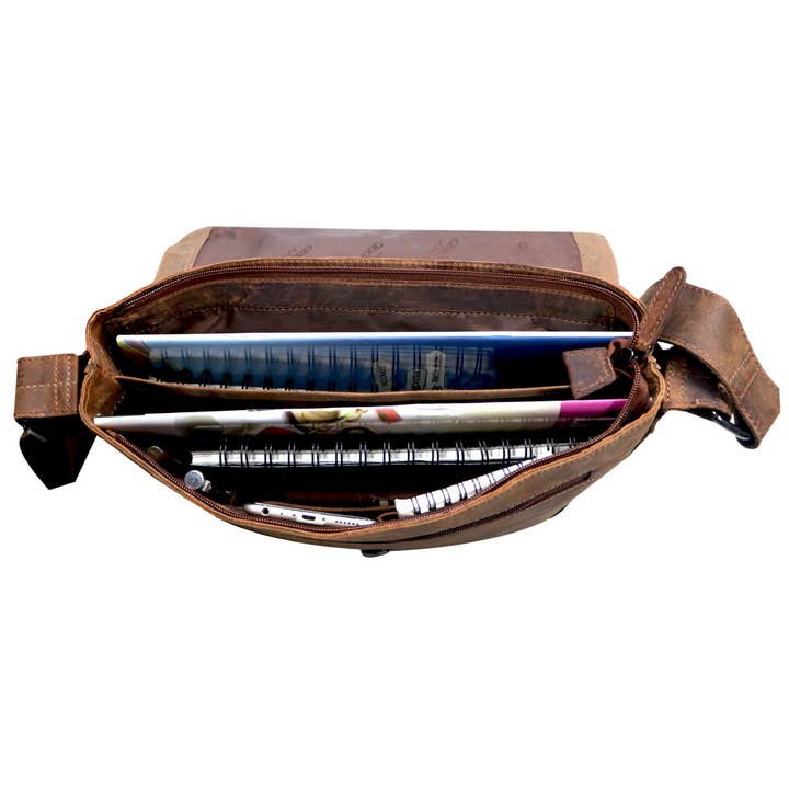 Greenwood - Wholesale Messenger Bag - Unisex - Chris leather bag men's shoulder bag wide strap women23