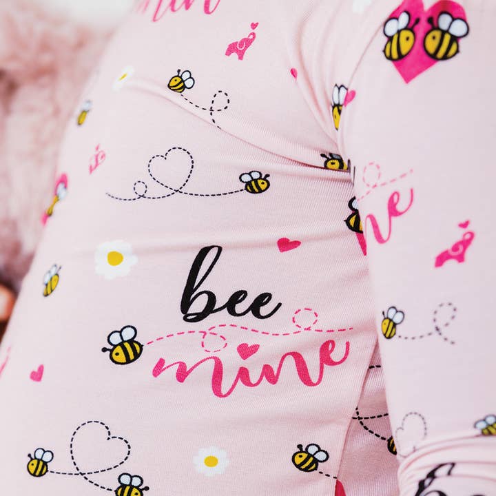 Bam & Stitch – wholesale Sleepwear set – Kids – Bee Mine Two-Piece Long Sleeve Pajama Set