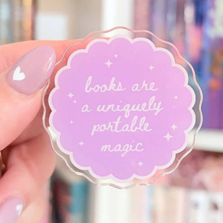 reading is magic kindle/phone grip for wholesale by Romantasy Designs