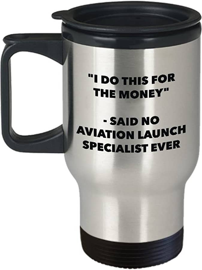 Aviation Launch Specialist Travel Mug for wholesale by CustomHappy