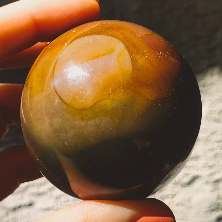 Polychrome Desert Jasper Sphere for wholesale by Copper Bug Jewelry