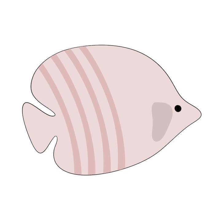 Fish Shaped Food Safe PLA Cookie Cutter for wholesale by Maison’s Custom Cutters