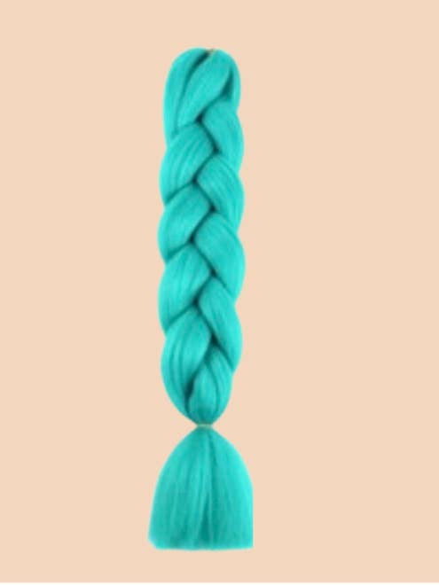 Synthetic Braiding Hair - Aqua for wholesale by Tangled Hair Care