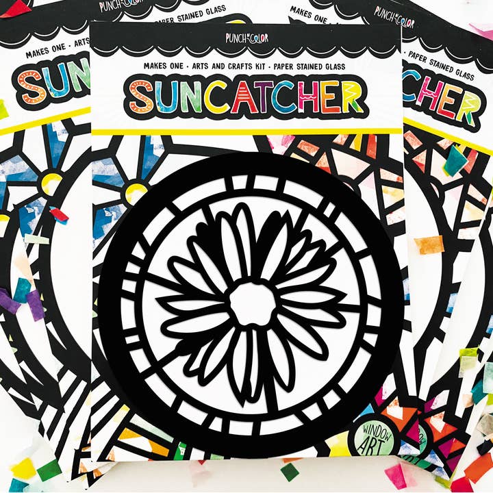 Punch of Color - Vente Kit de bricolage – enfant - Kit Suncatcher Suncatcher3