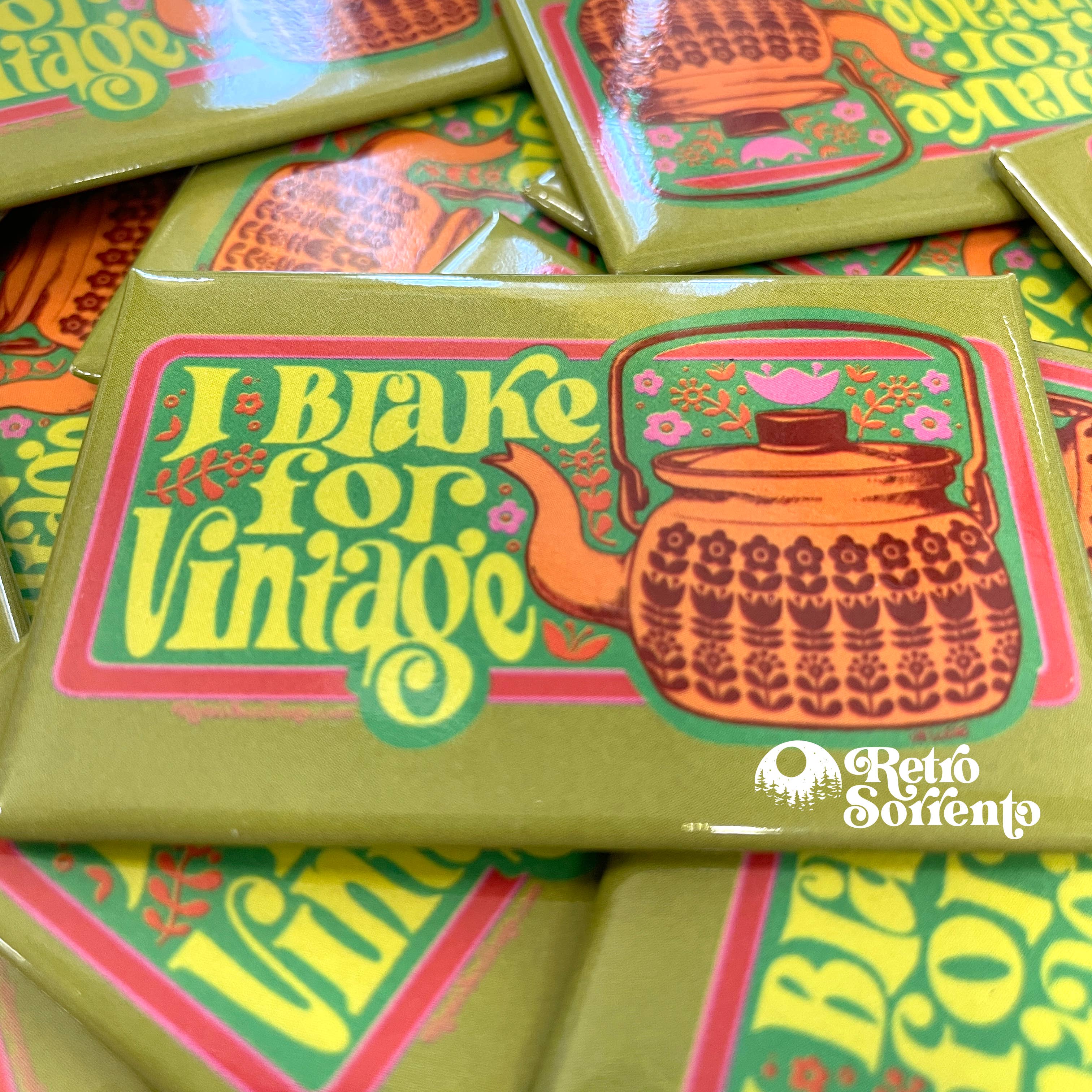 Retro Sorrento – Íman por atacado – Eu Travão para Íman Vintage por Retro Sorrento3