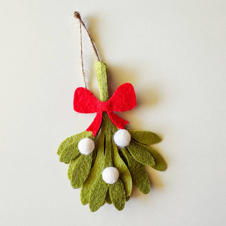 Felt Mistletoe with Red Bow and White Berries and other Purchase Wholesale felt mistletoe. Free Returns & Net 60 Terms on Faire trending on Faire.