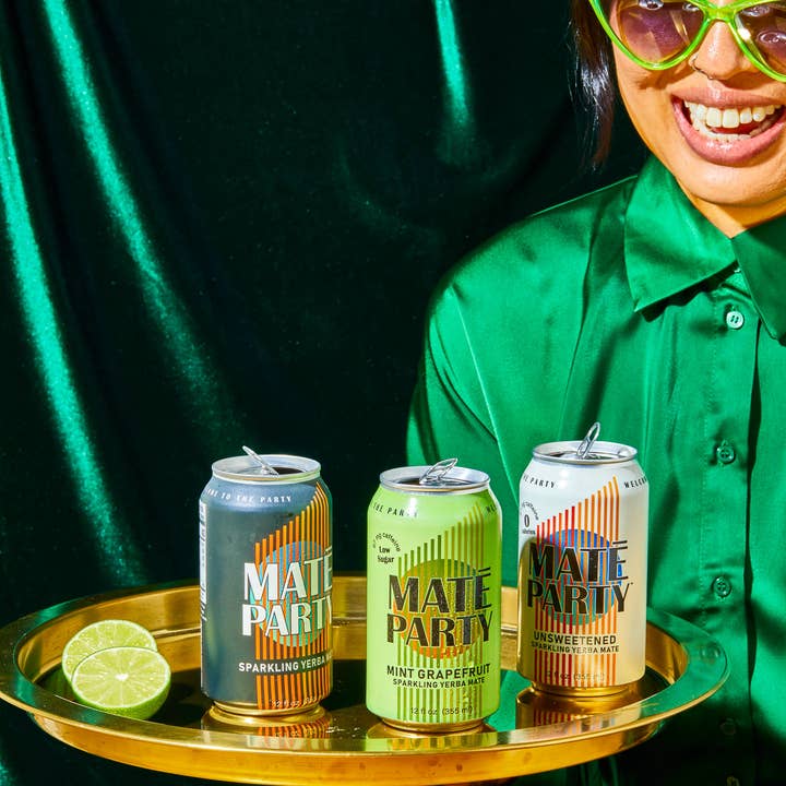 Maté Party - Wholesale Soda/Carbonated Drink - Maté Party - Lightly Sweet Sparkling Yerba Mate