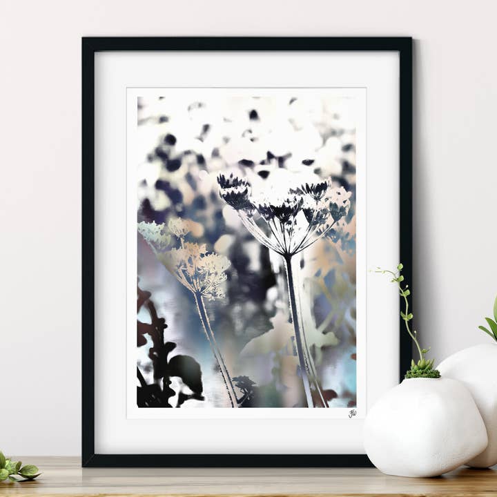 Cow Parsley Floral Fine Art Giclée Print for wholesale by Jessica Wilde