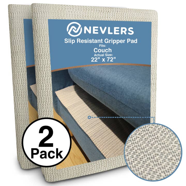 Couch Gripper Pad, confezione da 2 per la vendita all'ingrosso da parte di Nevlers