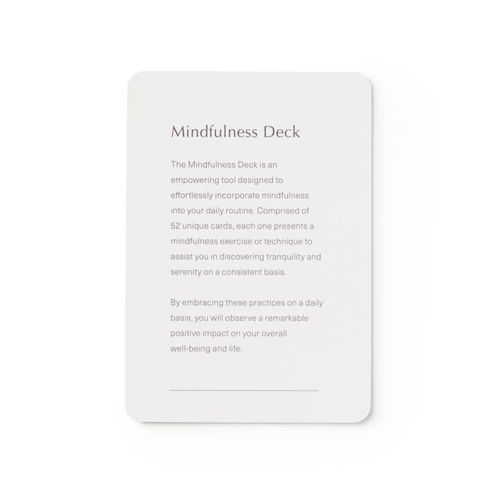 Mål Paper – wholesale Stationery/notecard set – Mindfulness Meditation Card Deck - Wellness Gift - Christmas3