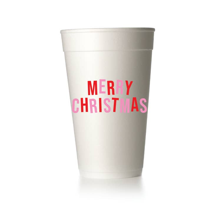 MADdesign - Wholesale Disposable Cup - Merry Christmas Multi Color Cups