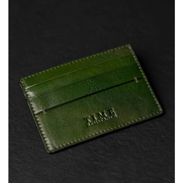 Time Resistance - Wholesale Pasjeshouder - Uniseks - Leren creditcardhouder en visitekaarthouder - Fireflies22