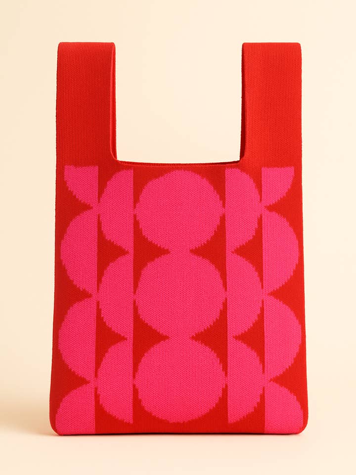 Pink Rhythm – Knitted Bag for wholesale by TOKEII LTD