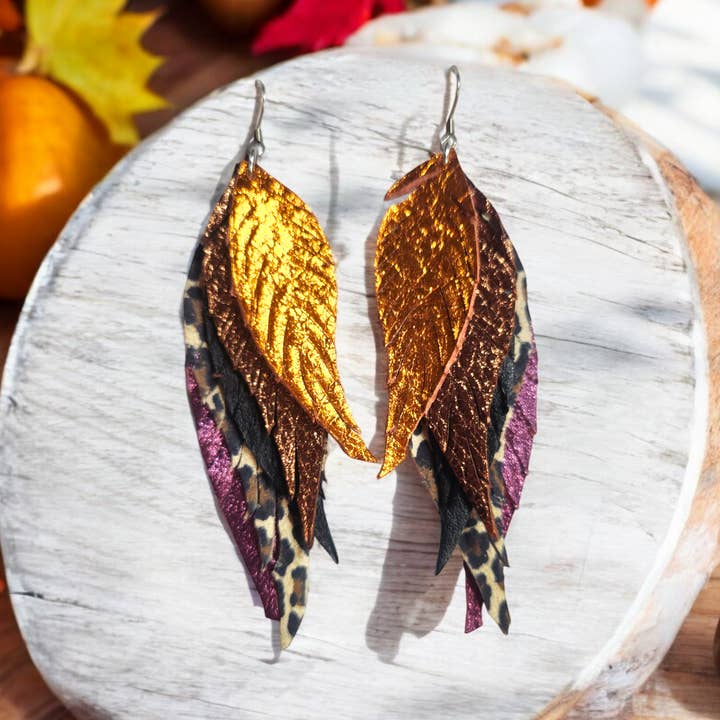 Fall Feathers for wholesale by Bushleys Beauties, LLC