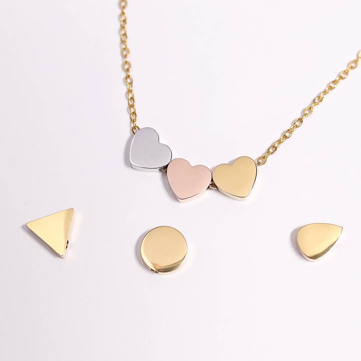 WJW – wholesale Individual charm/pendant – 18K PVD Coated Stainless Steel Mini Circle Bead Pendant4