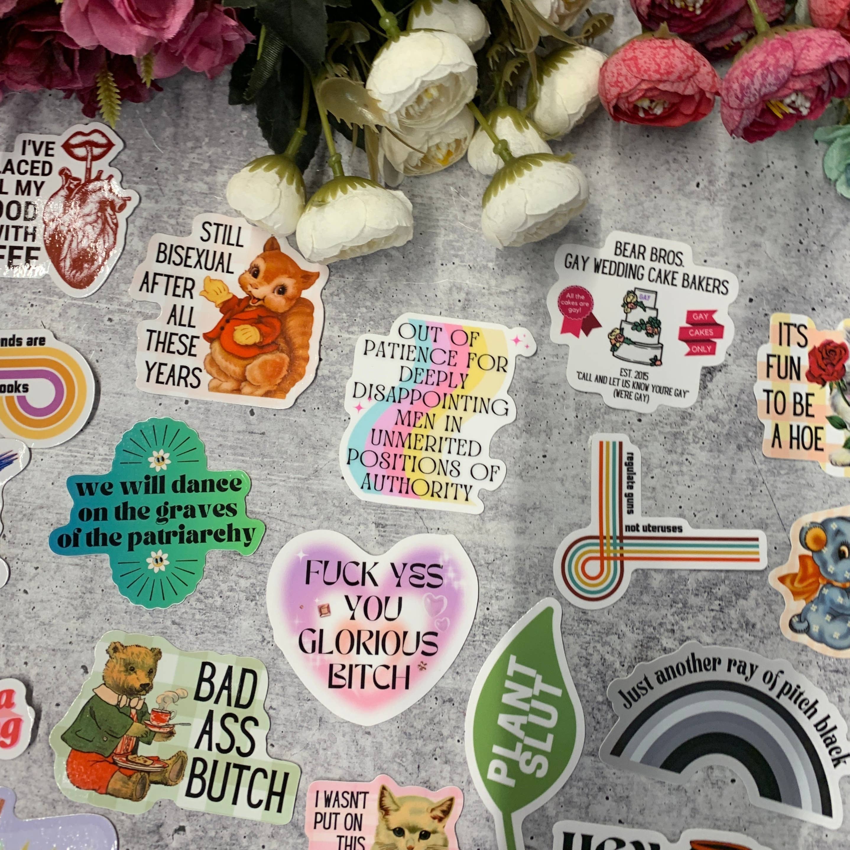 GetBullish - Wholesale Sticker - Out Of Patience For Deeply Disappointing Men Vinyl Sticker7