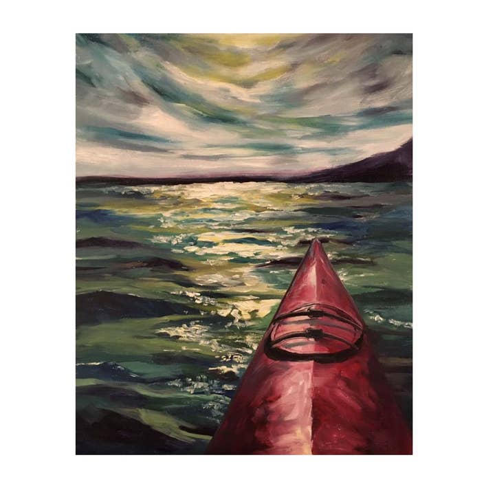 Impresión de Arte de Kayak Después del Trabajo para venta al por mayor de Northern Vibes