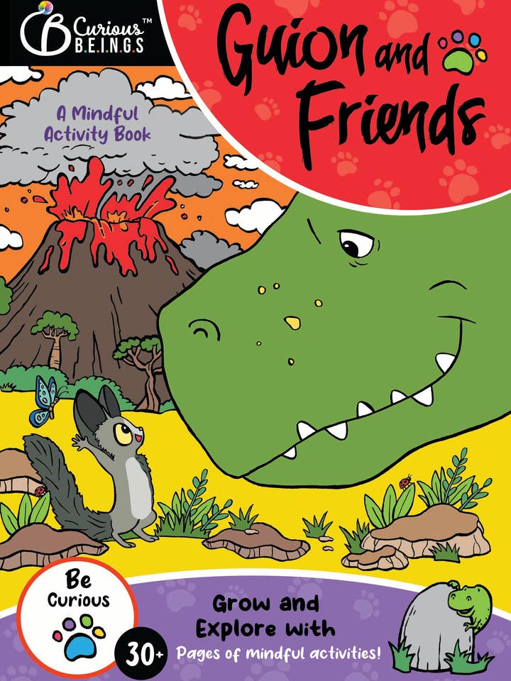 Grow and Explore with Guion & Friends Mindful Activity Book for wholesale by Curious B.E.I.N.G.s