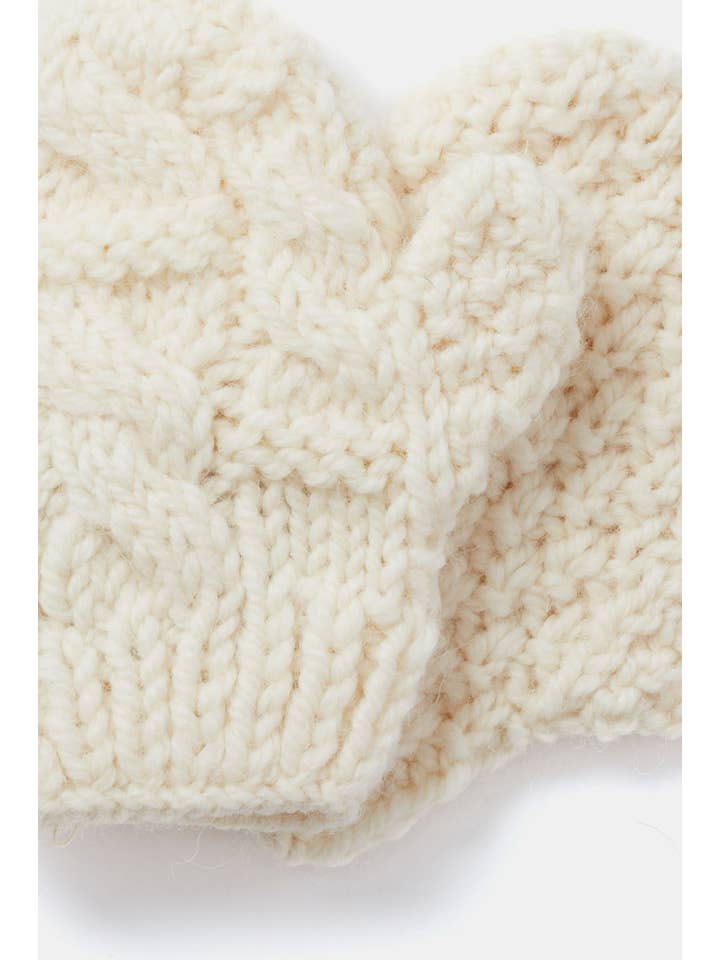 Aran Woollen Mills - Wholesale Clothing Set - Baby - Méaróg Aran Baby Mittens and Hat Gift Set