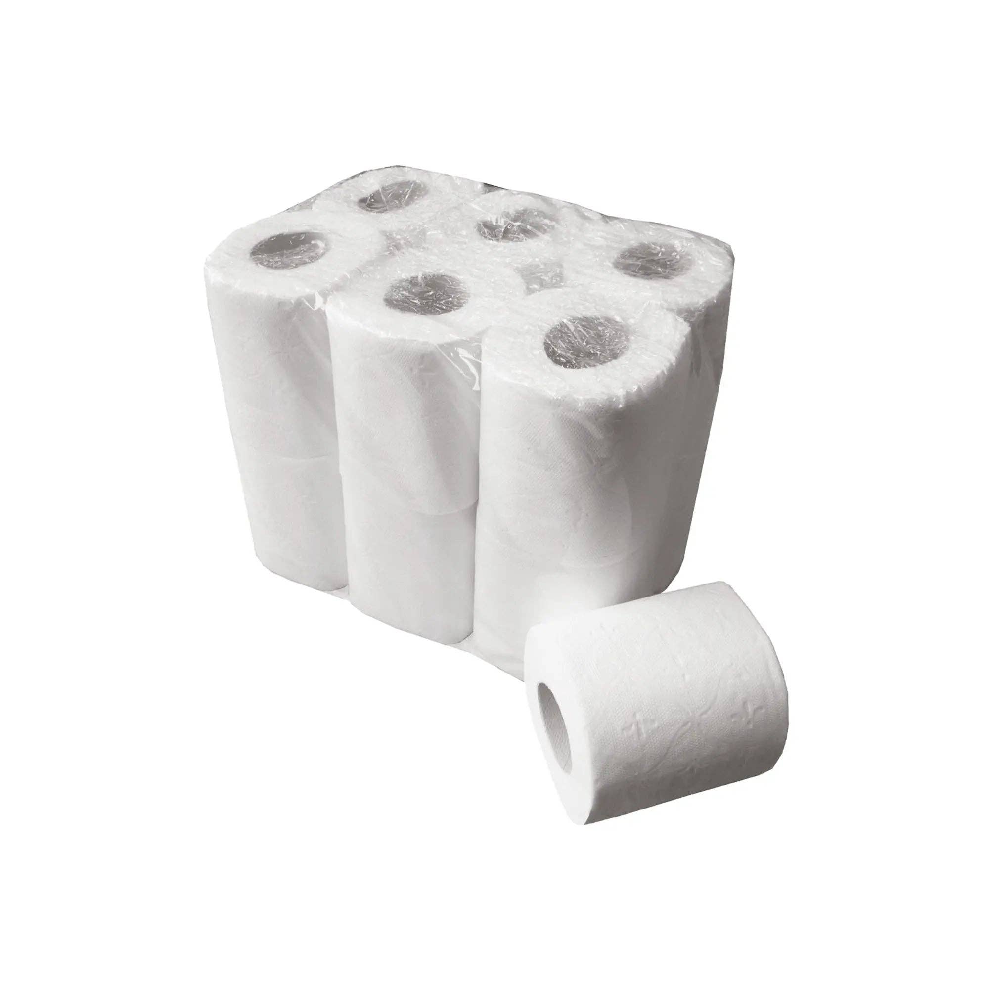 My Podologie - Wholesale Toilet Paper - White embossed toilet paper 2-ply - 200 sheets - 6 rolls1