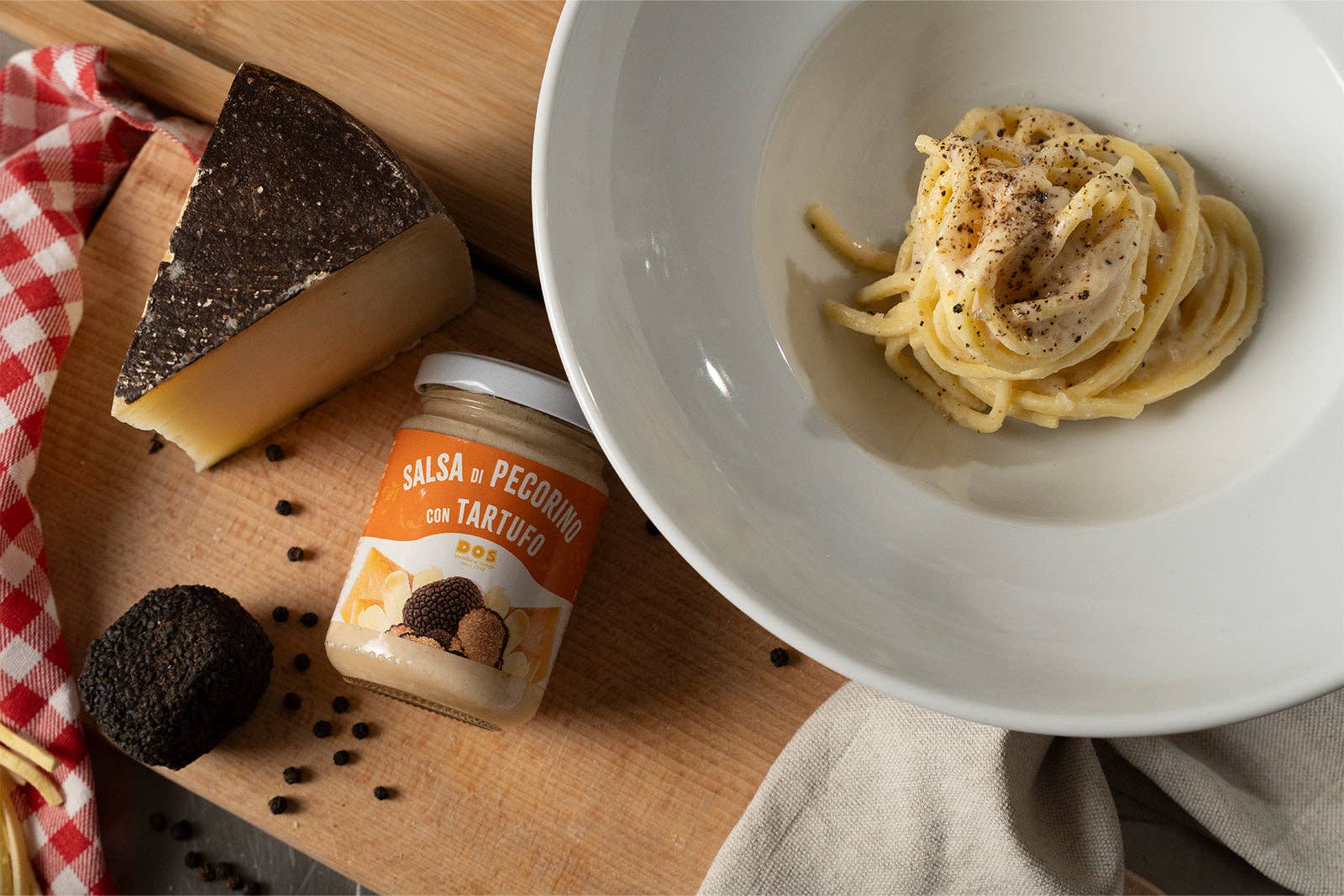D.O.S. Specialità al Tartufo - Wholesale Sauce - Pecorino Cheese Sauce with Truffle 130g1