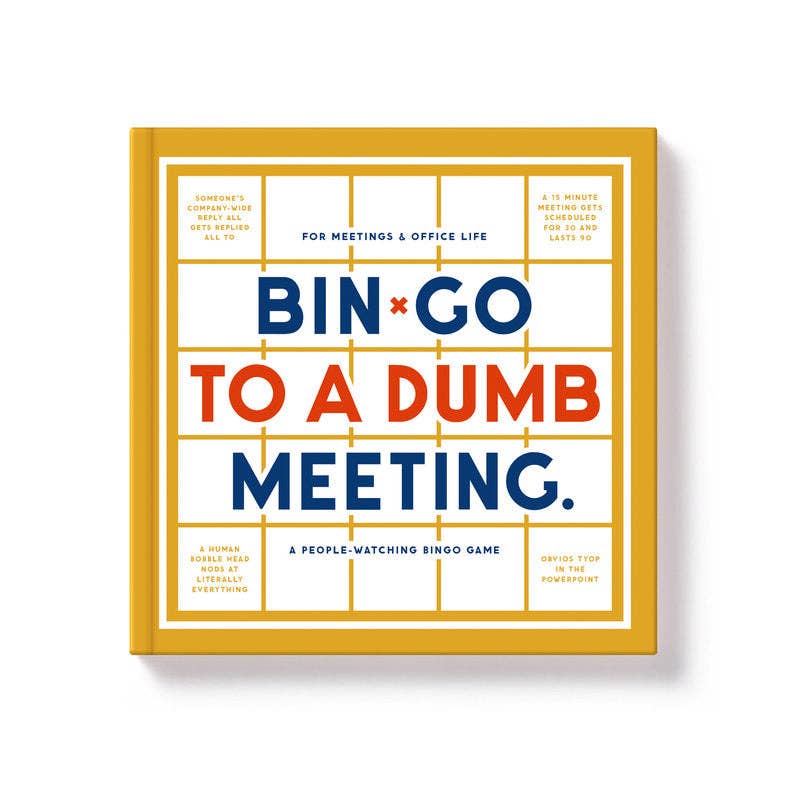 Abrams & Chronicle Books – wholesale Card game – Bin-go To A Dumb Meeting Bingo book0