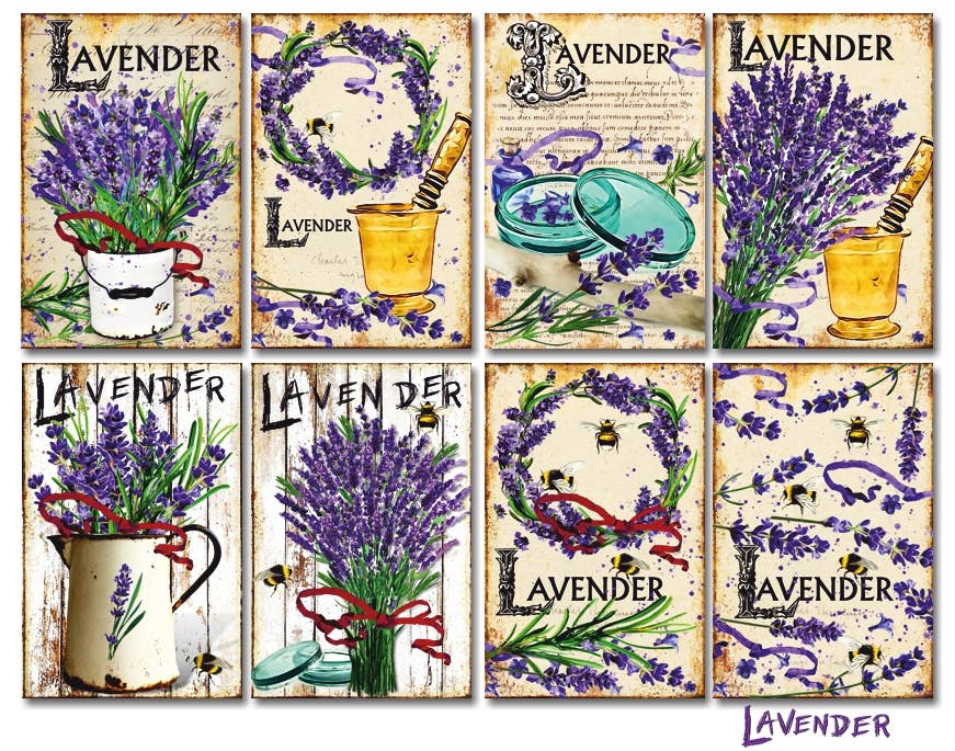 DECORER – wholesale Scrapbook – Lavender - MINI Scrapbook Paper1