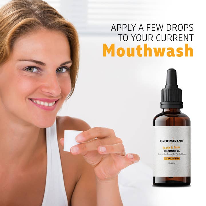 My Wholesale Warehouse - Wholesale Oral Supplement/Vitamin - Groomarang Extra Strength Tooth & Gum Treatment Oil 30ml4