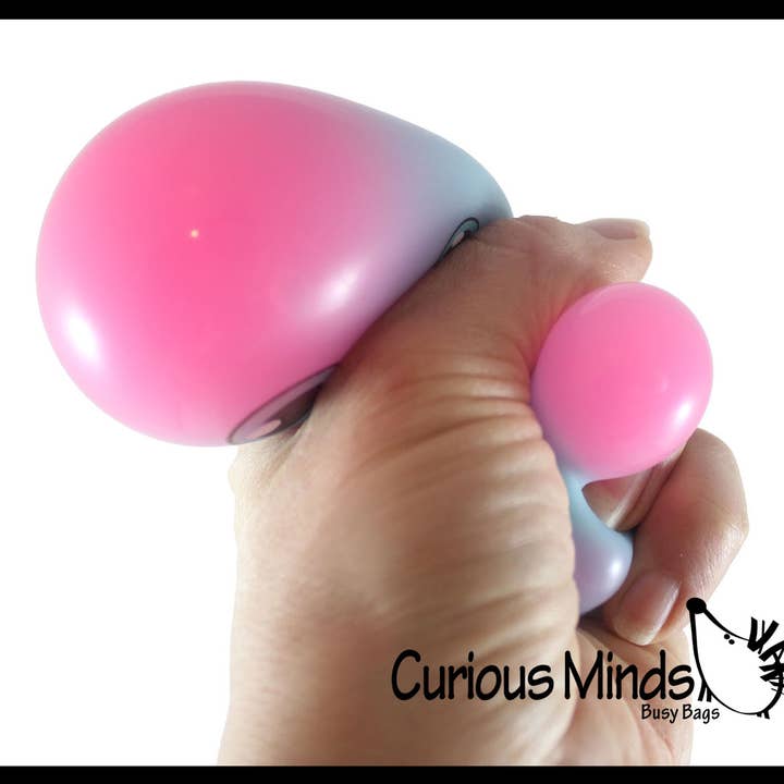 Curious Minds Toys - Wholesale Squishy Toy - Kids & Baby - 1 Cat Color Changing Squeeze Stress Balls  - Sensory, Stress