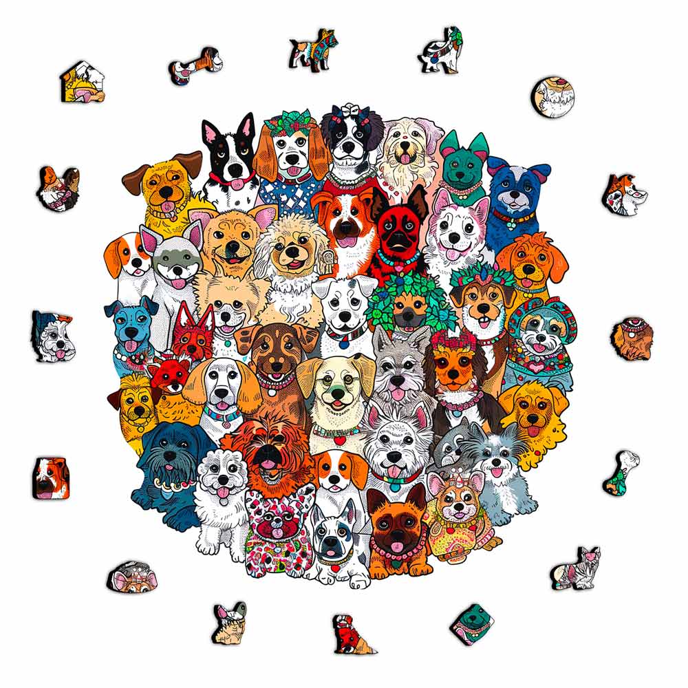 Crafthub - Wholesale Puzzle - Adult - Dog Art - Jigsaw Puzzle2