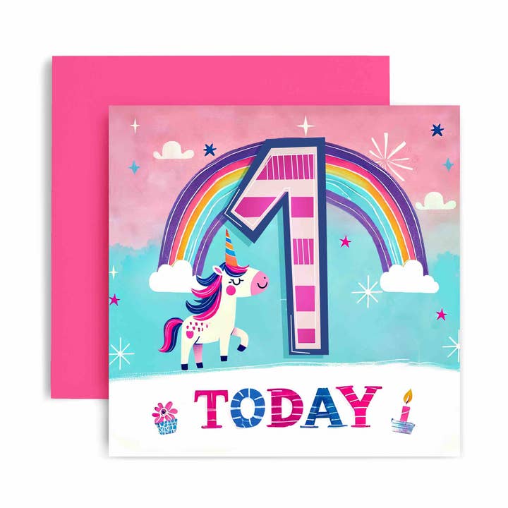 Magical Unicorn Birthday Today Card for Her for wholesale by Huxters