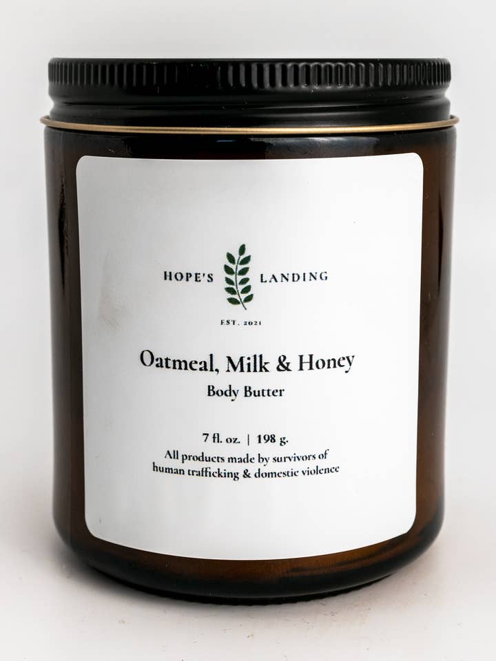 Oatmeal Milk and Honey Body Butter for wholesale by Hope's Landing