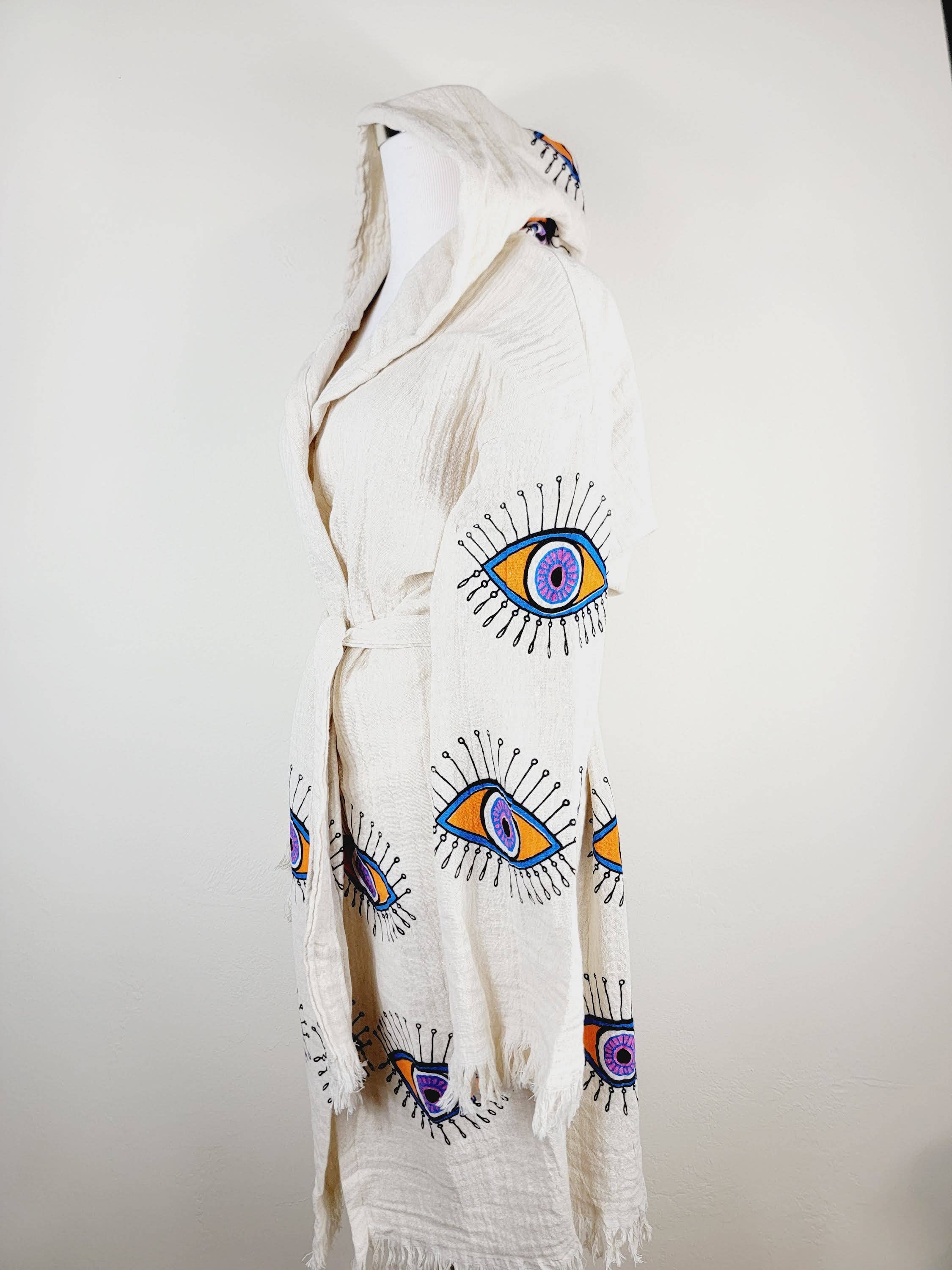 EBRU Home - Wholesale Robe - Unisex - Muslin Robe, Beach robe, Bath robe and spa, Unisex Robe 10