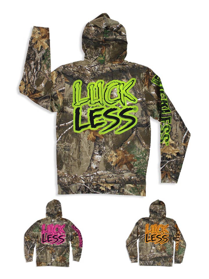 OG Neon Camo Hoodie for wholesale by Luckless Outfitters