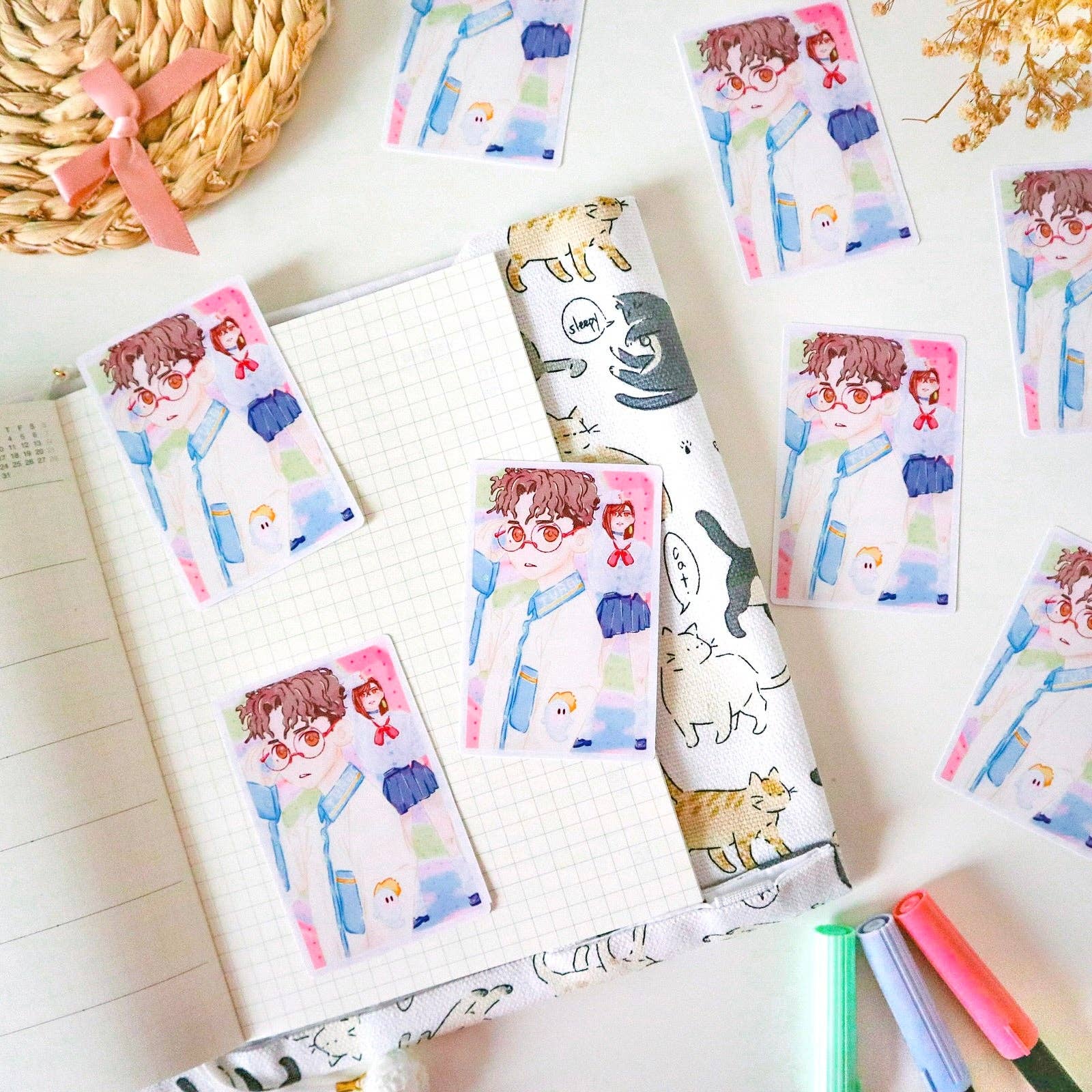 BlossomBujo Store - Wholesale Sticker - Sticker Flake Glossy - Dandadan2