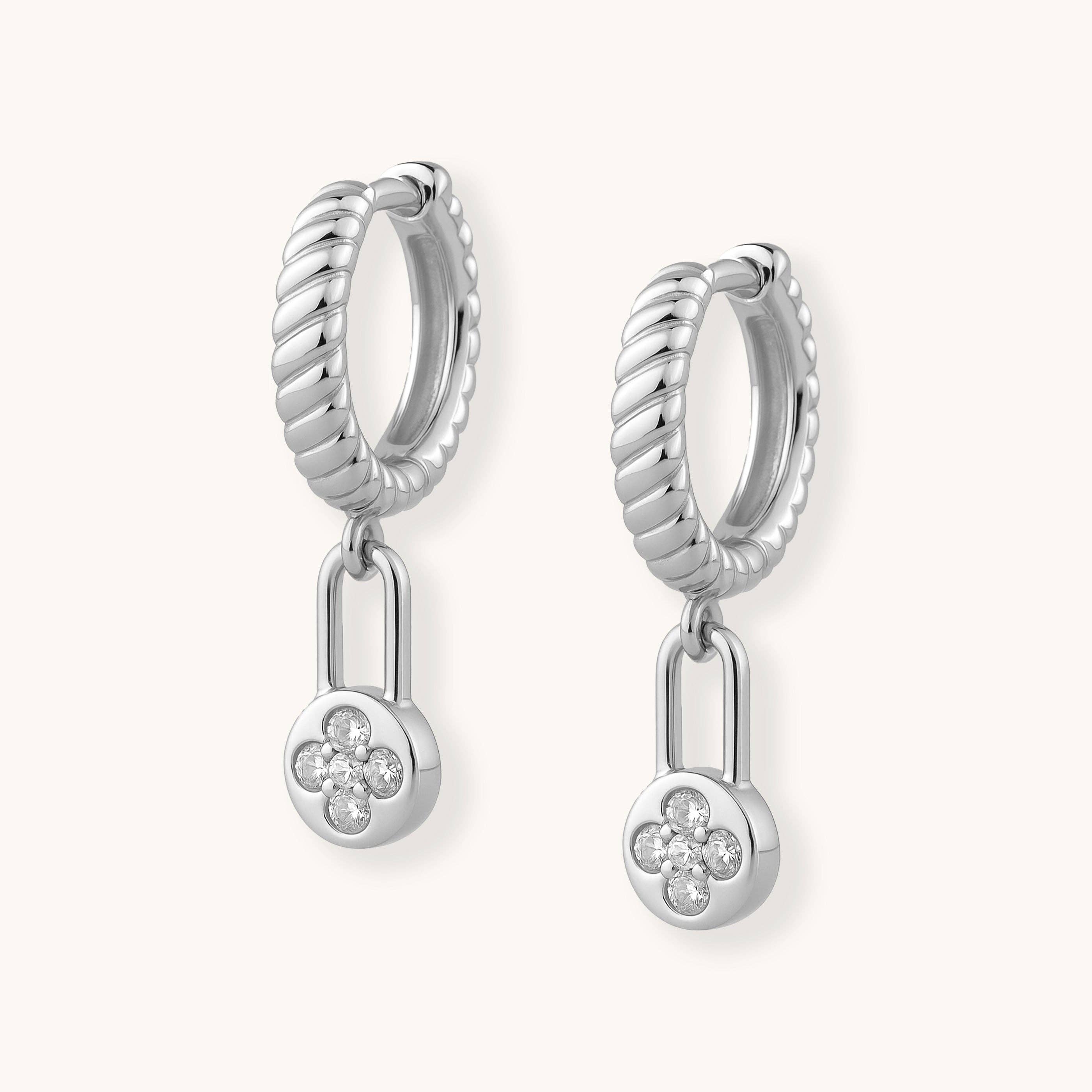 Hoft Studio - Wholesale Huggie Earrings - Whitley Drop Huggies0