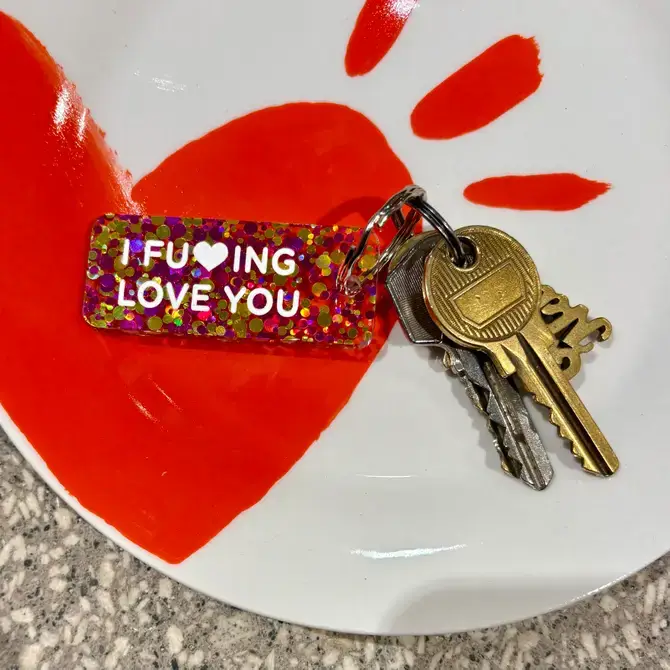 Plus de Love - Venta al por mayor Llavero - Unisex - Pack Best-seller Llavero con lentejuelas Más de Love4