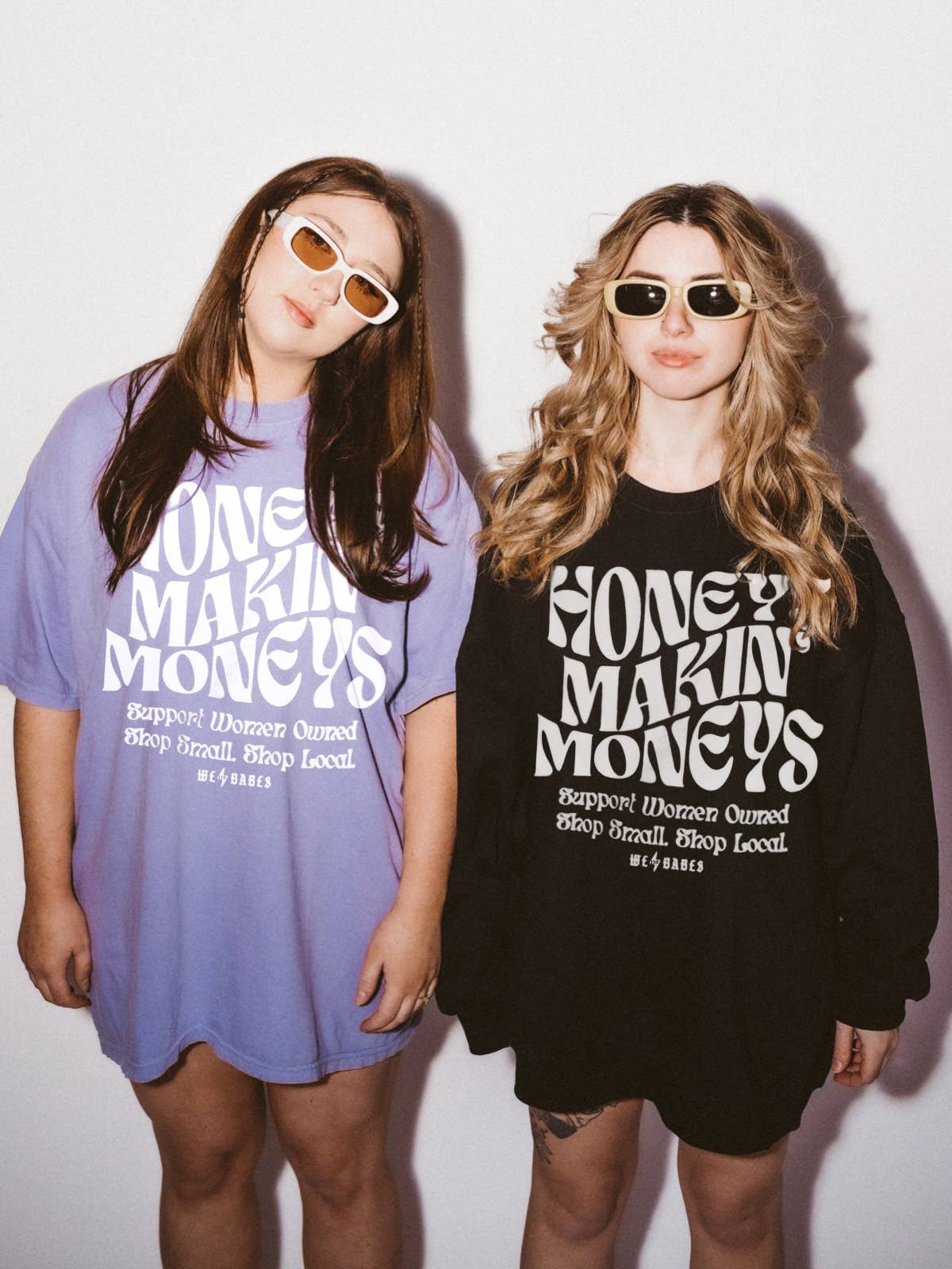 WE THE BABES - Wholesale Graphic Sweatshirt - Women's - Support Women Owned 2.0 Graphic Sweatshirt - Black2