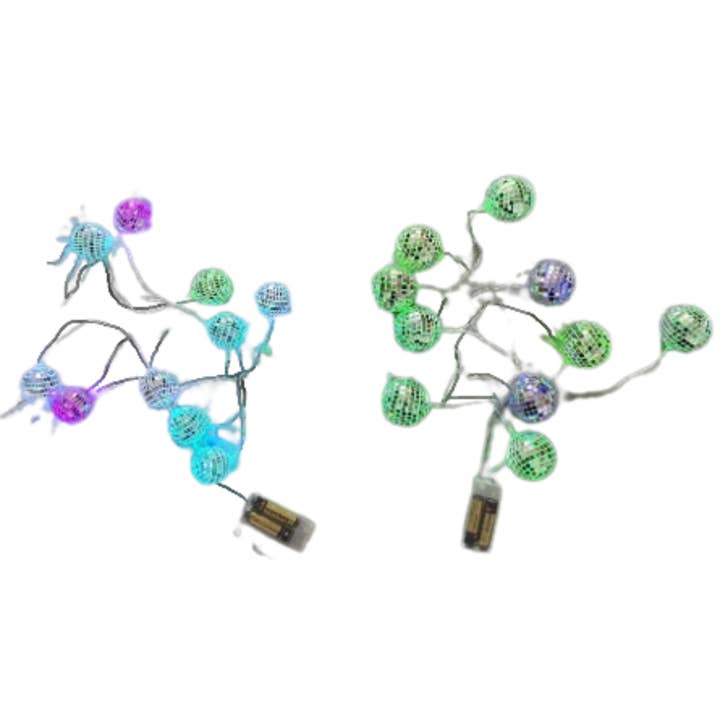 1.65M LED STRING LIGHT 10L DISCO BALLS DÉCOR for wholesale by IH Casa Decor