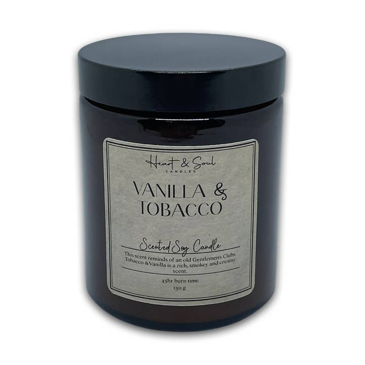 Heart & Soul Candles - Wholesale Jar/Filled Candle - Scented candle in glass -Gentlemen's Edition- approx. 150 g5