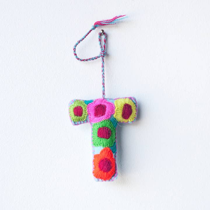 Jitana - Wholesale Ornament - Embroidered Felt Letter20