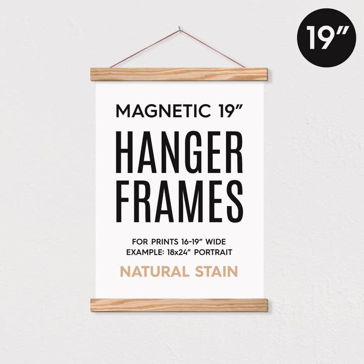 Hanger Frames - Wholesale Fotolijst - 19" magnetisch posterhanger frame™ voor 18x24" portretprints