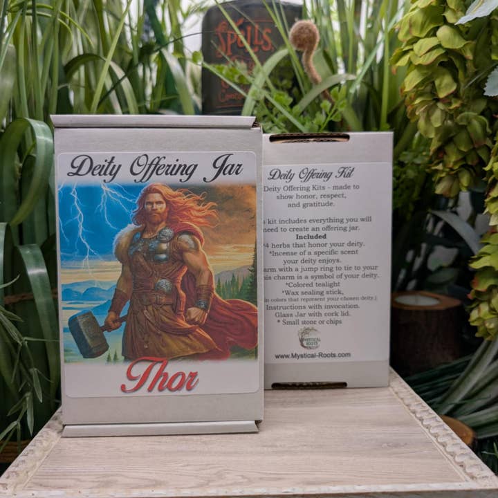 Mystical Roots - Wholesale Meditation supplies - Thor Ritual Kit – Strength, Protection & Thunder Altar Kit1